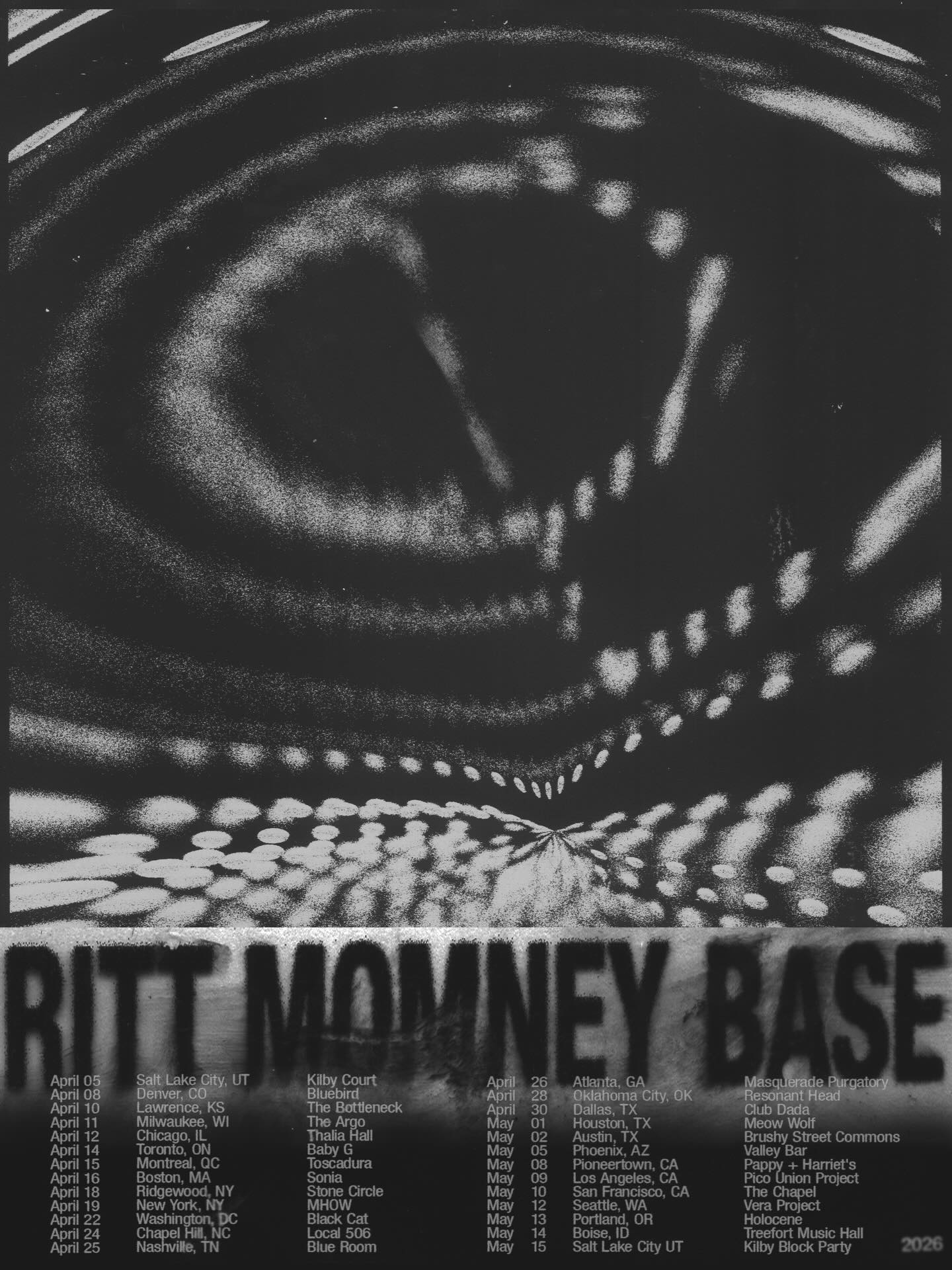Ritt Momney Base Tour Poster 2026